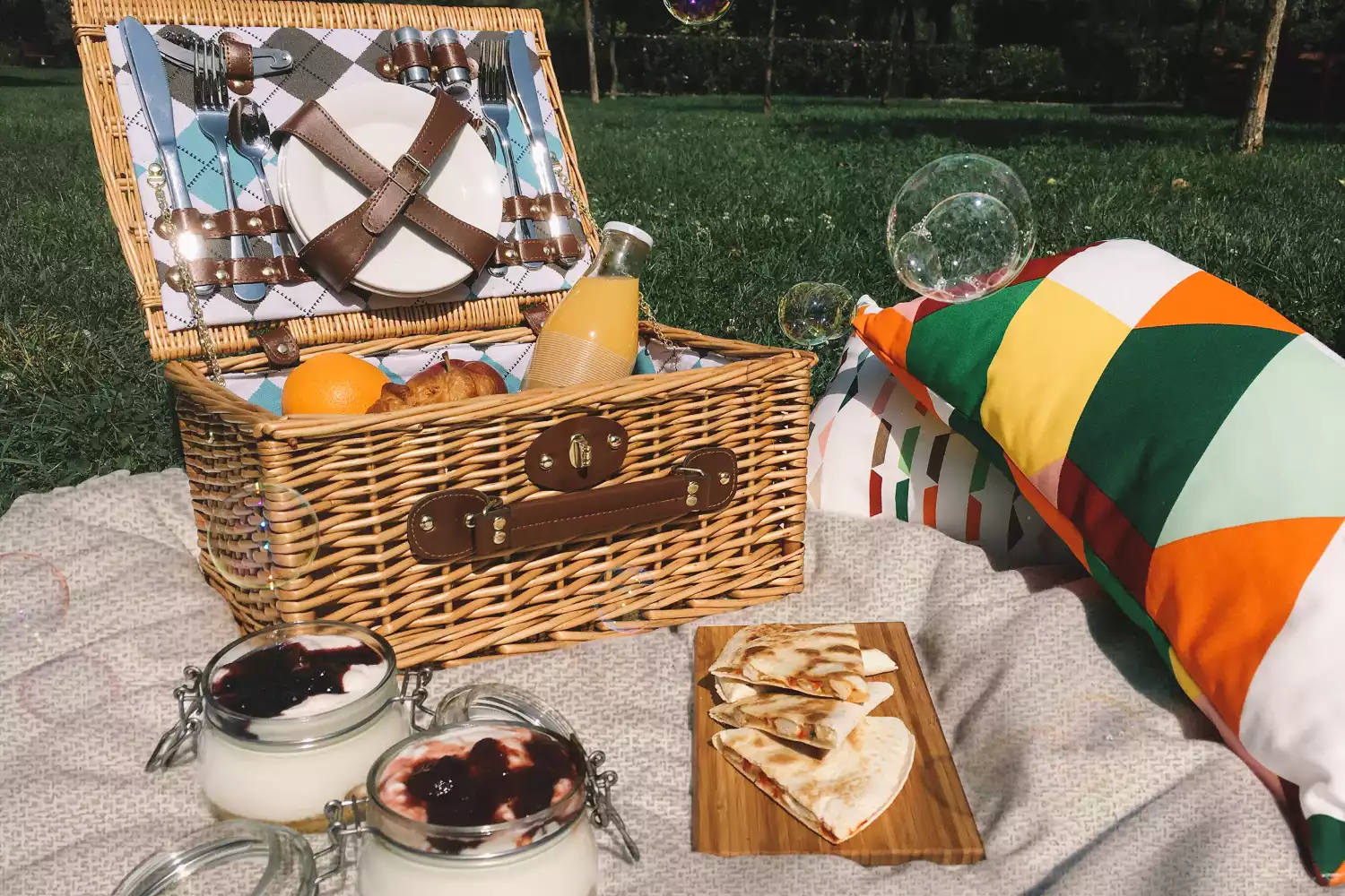 luxury picnic blankets