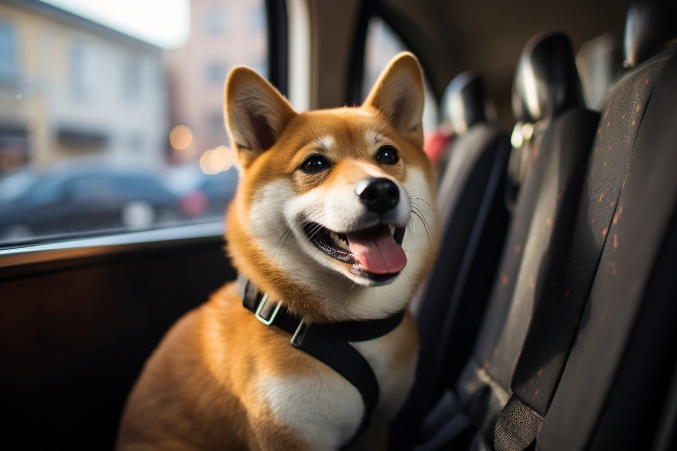 Kia Forte Dog Safety Belt for Shiba Inu